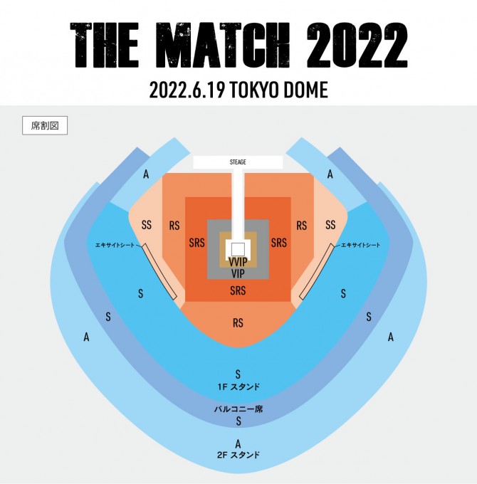 THE MATCH 2022 対戦カード、チケット情報、開催日時 | ゾロ格闘技blog